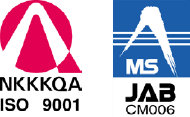 NKKKQA ISO 9001　MS JAB CM006